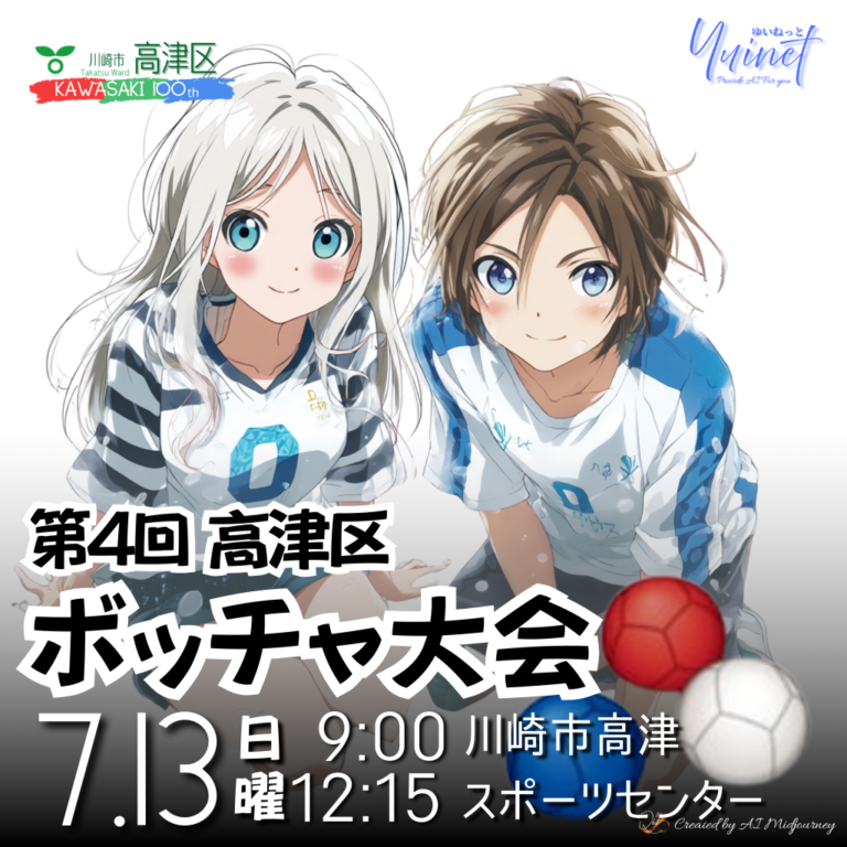 第4回高津区ボッチャ大会 開催【7/13】