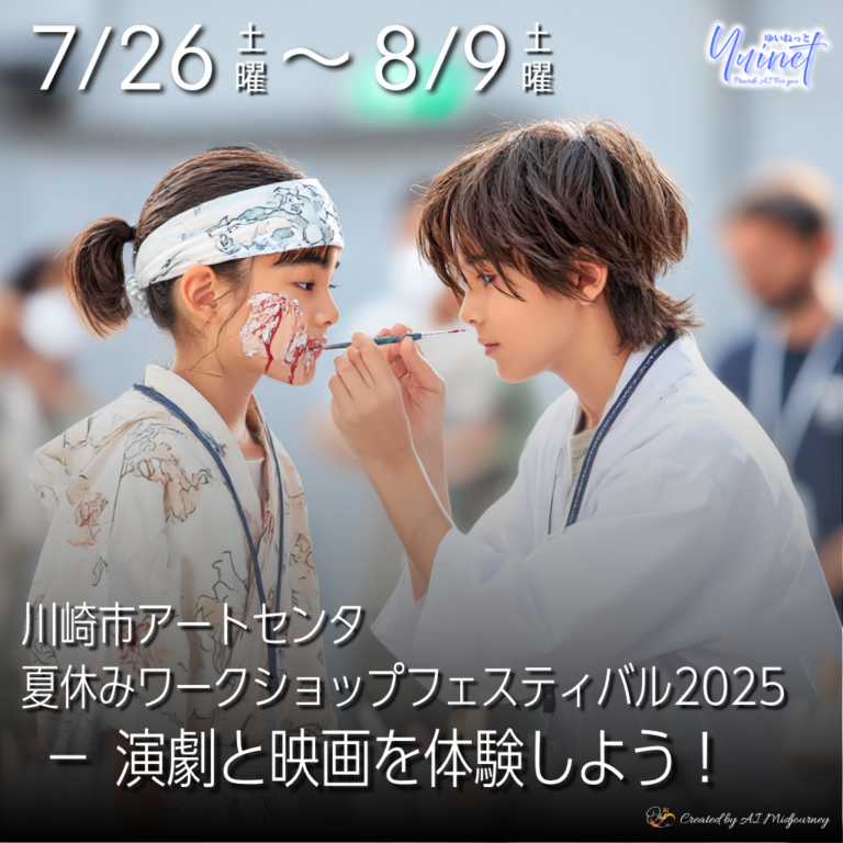 夏休みワークショップフェスティバル2025 － 演劇と映画を体験しよう！【7/26-8/9】