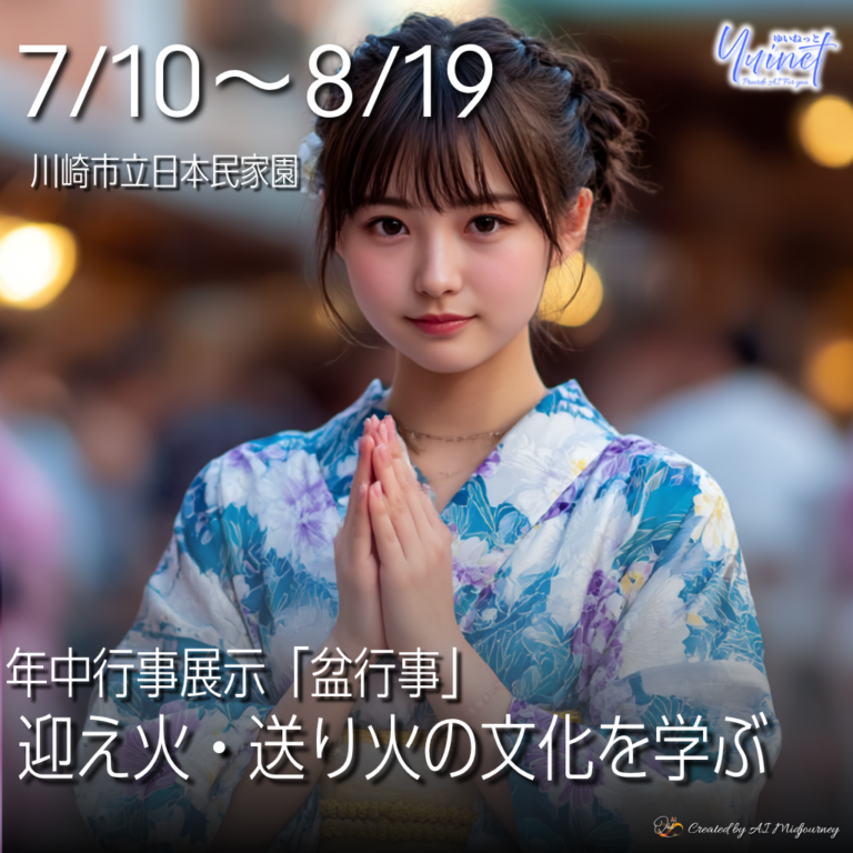 年中行事展示「盆行事」　迎え火・送り火の文化を学ぶ【7/10-8/19】