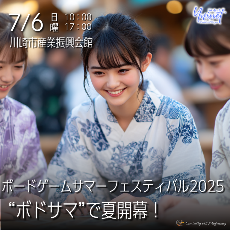 ボードゲームサマーフェスティバル2025 － “ボドサマ”で夏開幕！【7/6】
