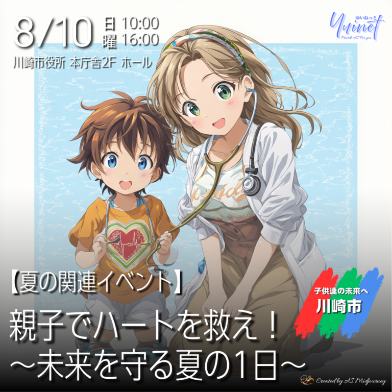 親子でハートを救え！未来を守る夏の1日〈8/10・30組〉