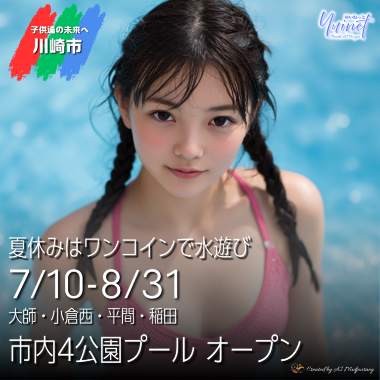 市内4公園プールが7/10オープン！ 夏休みはワンコインで水遊び