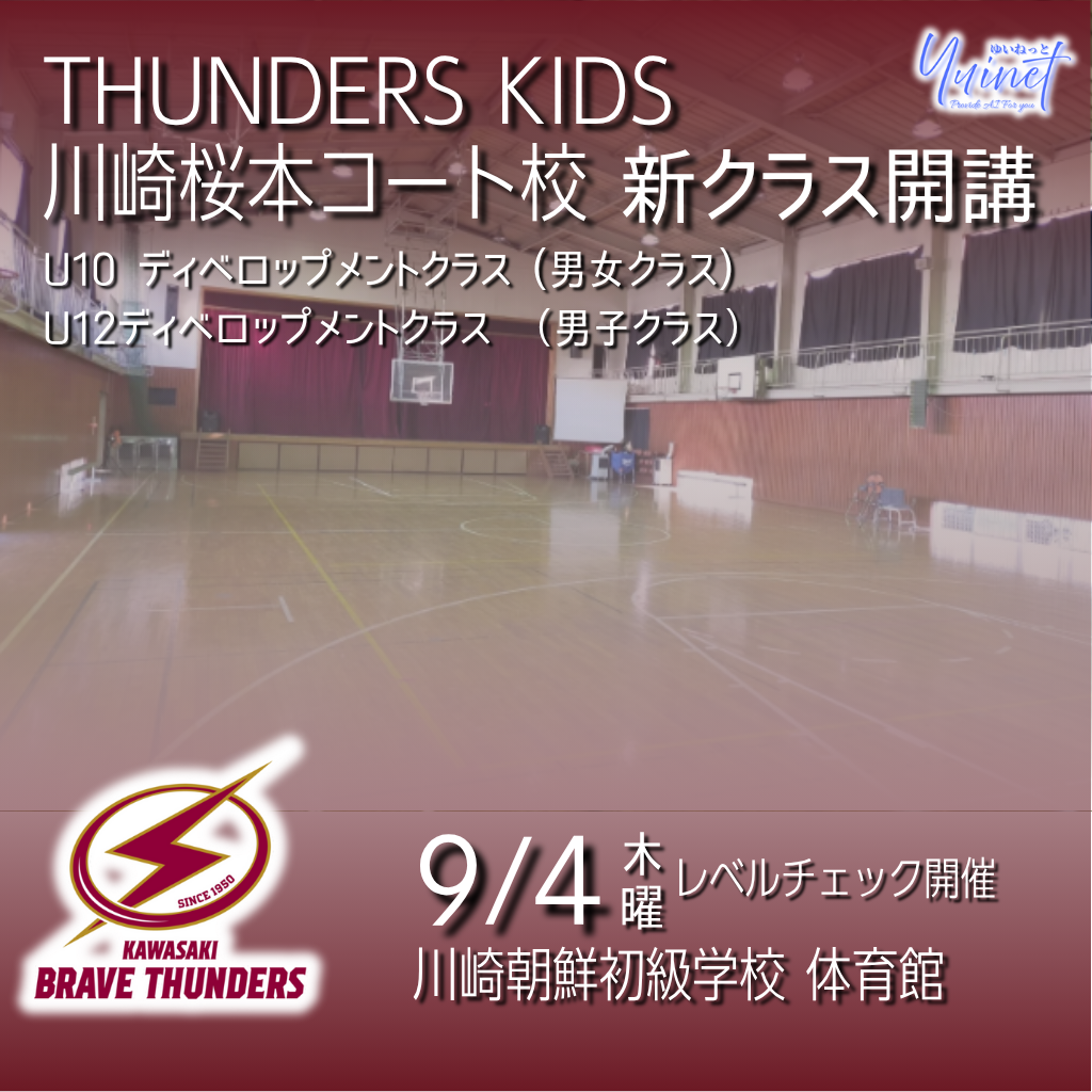 THUNDERS KIDS ロゴ