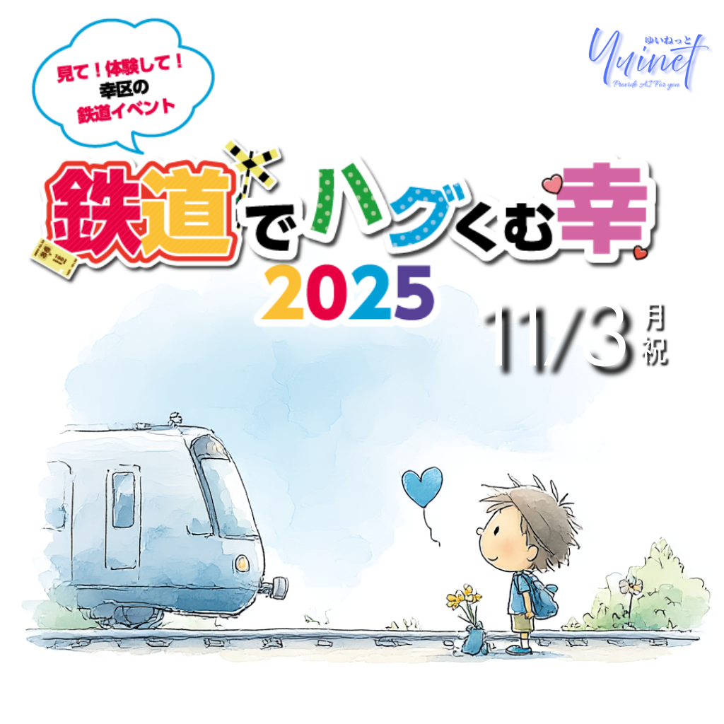 鉄道でハグくむ幸2025 ロゴ