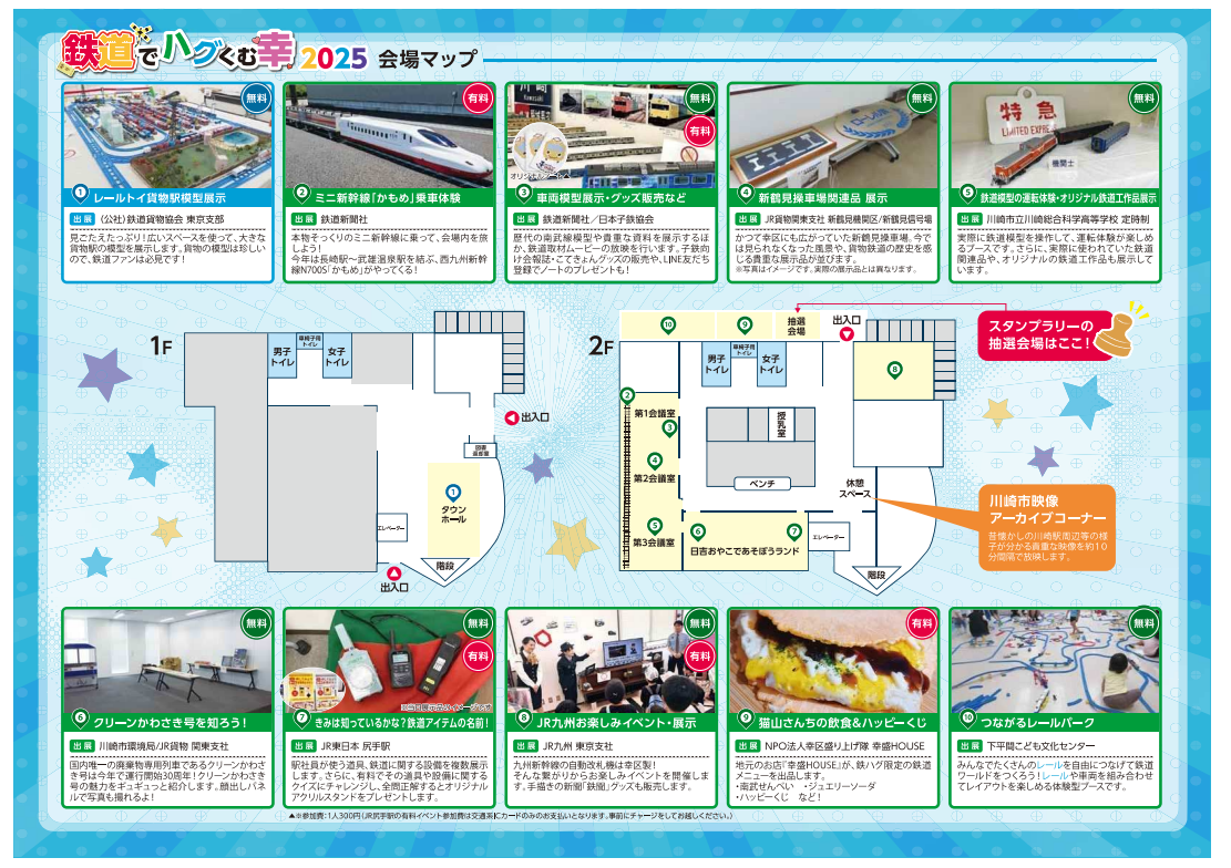会場内展示イメージ（レールトイ貨物駅模型）