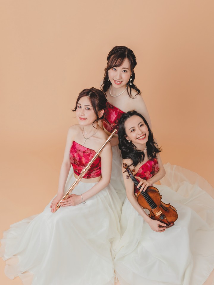 トリオ・カルディア 演奏イメージ（フルート・ヴァイオリン・ピアノ）