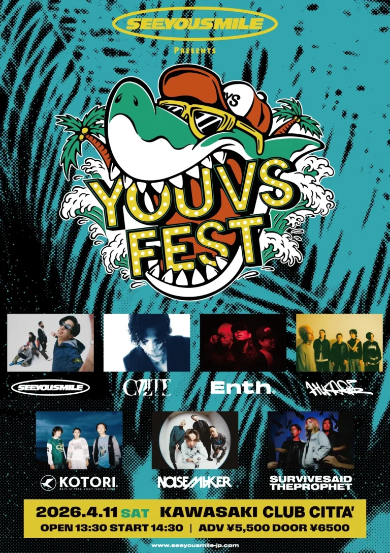 【CLUB CITTA’】See You Smile presents “YOU VS FEST 2026”【4/11】