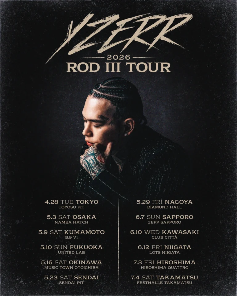 【CLUB CITTA’】”RICH OR DIE III” JAPAN TOUR — YZERR【6/10】