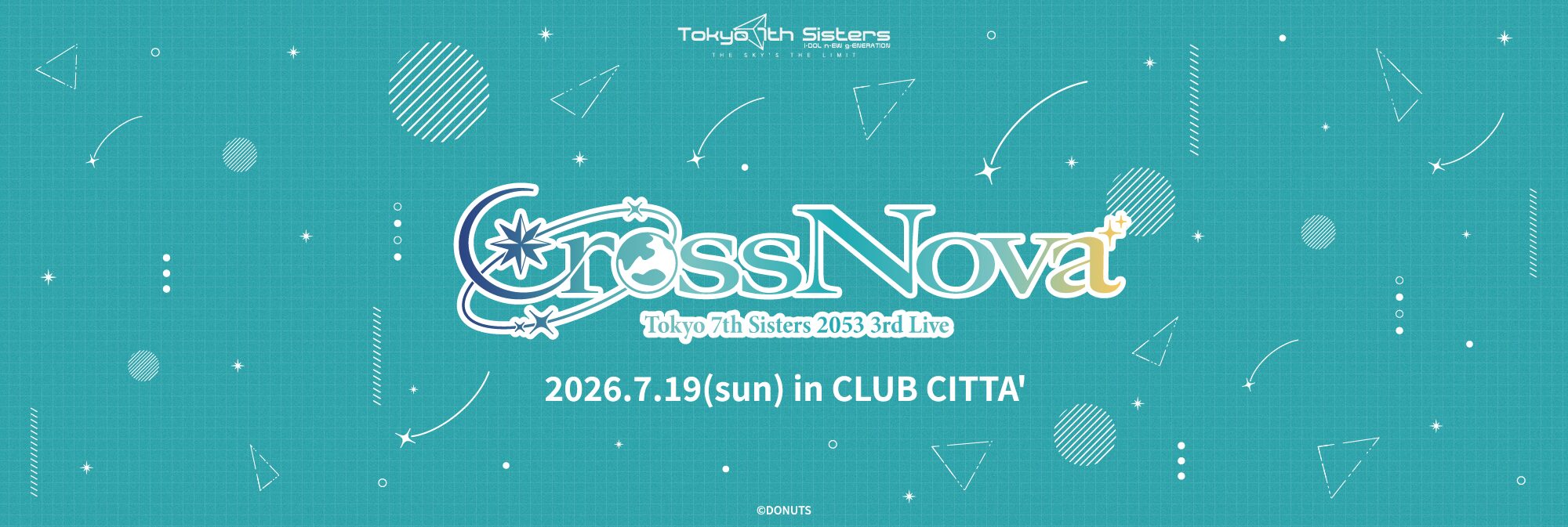 Tokyo 7th シスターズ 2053 3rd Live CrossNova フライヤー