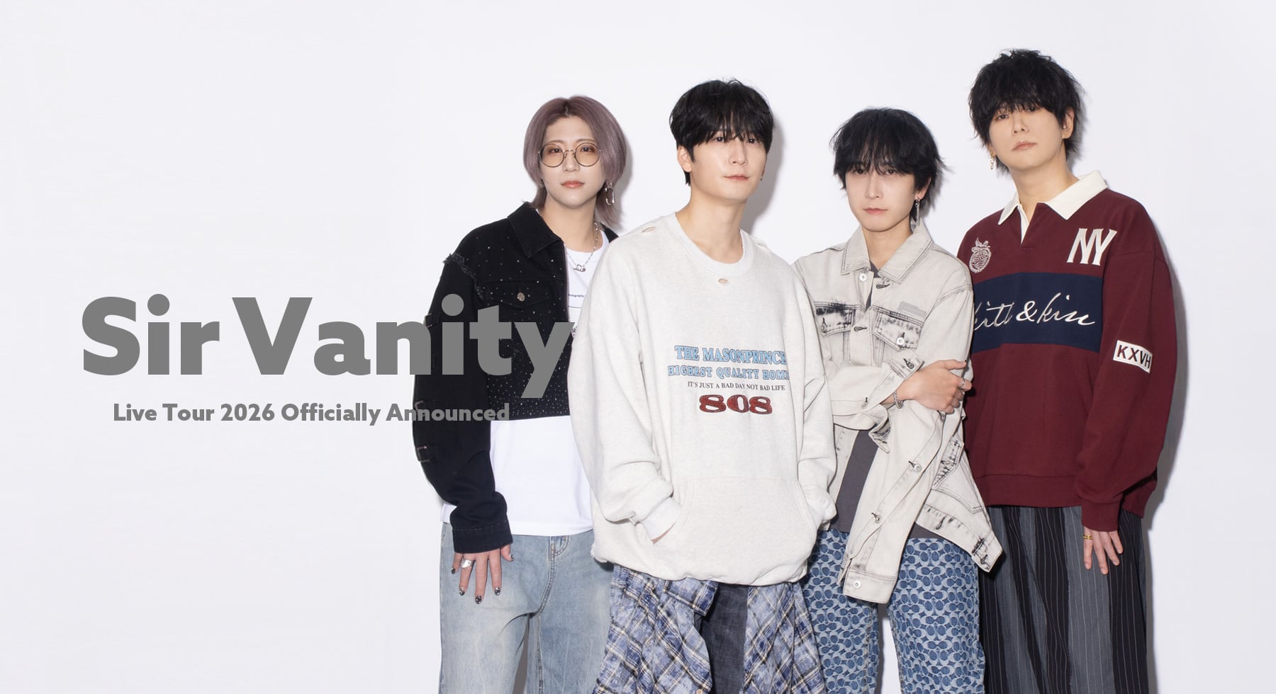 Sir Vanity Live Tour 2026 NO BORDER 公式フライヤー