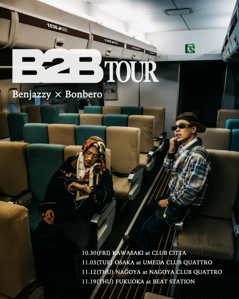 【CLUB CITTA’】Benjazzy / Bonbero「B2B TOUR」【10/30】
